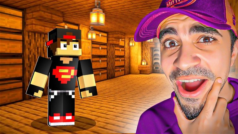 ماين كرافت #8 : بناء مخزن الموارد السري 🔥😍 –  Minecraft